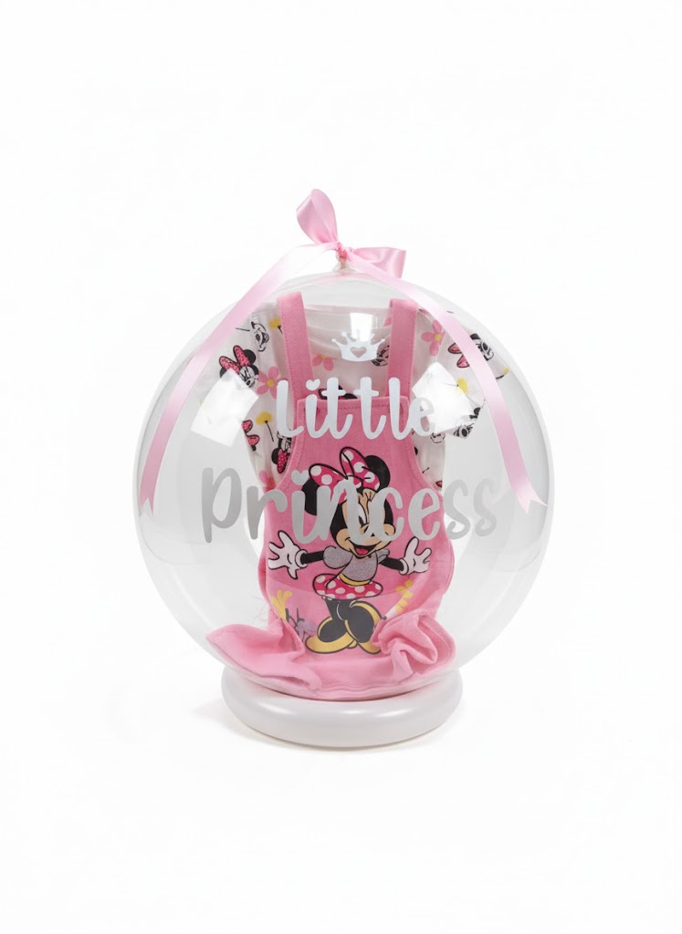 Personalized pink see-through birthday balloon Johannesburg